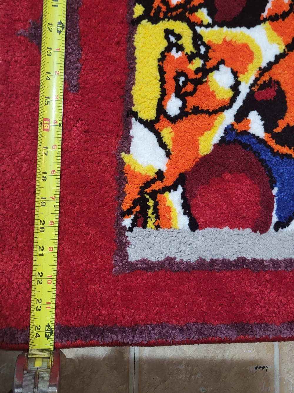 Pokémon Red Charizard Rug - Picture 7 of 7
